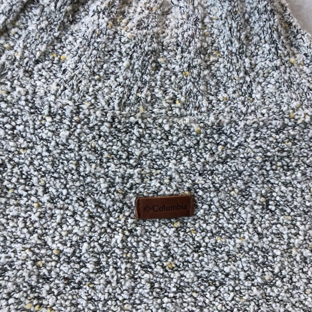 Columbia Marled Split Button Mockneck Sweater - Picture 7 of 8